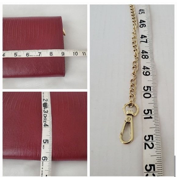 Gorgeous Red Leather Viola Castellani Purse MADE IN ITALY - Picture 8 of 16